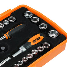 Load image into Gallery viewer, 41-Piece Screwdriver Bit Tool Set Kit - Black/Orange