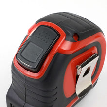 Load image into Gallery viewer, DNA Logo 25FT Measuring Tape - Push Button Black/Red