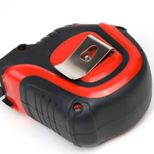 Load image into Gallery viewer, DNA Logo 25FT Measuring Tape - Push Button Black/Red