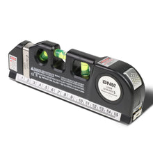 Load image into Gallery viewer, DNA Logo Laser Level with 3-Mode Line 6 Ruler 8ft Tape Black