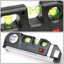 Load image into Gallery viewer, DNA Logo Laser Level with 3-Mode Line, 6" Ruler &amp; 8ft Tape