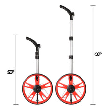 Load image into Gallery viewer, Digital Measuring Wheel with DNA Logo LED Foldable Black Red