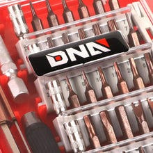 Load image into Gallery viewer, Security Tamper Proof Bit Kit - DNA Logo - 60PCS - 5" Flex Extension