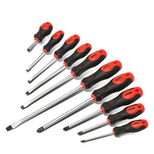 Load image into Gallery viewer, DNA Logo Screwdriver Set Tool Kit - 10 Piece Black Red Grip