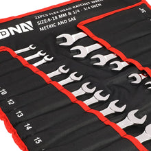 Load image into Gallery viewer, DNA Logo Ratcheting Wrench Set 22 Piece with Foldable Pouch