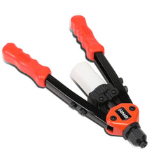 Load image into Gallery viewer, DNA Logo Hand Riveter 12.5" Handles with Collection Bottle Black Red