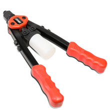 Load image into Gallery viewer, DNA Logo Hand Riveter 12.5" Handles with Collection Bottle Black Red