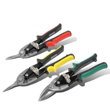Load image into Gallery viewer, DNA Logo Tin Snips 3-Piece Set 10" Built-In Thumb Lock Tool Kit