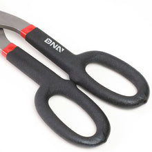 Load image into Gallery viewer, DNA Logo Tin Snips 10-1/2" Straight Pattern Metallic Black Red