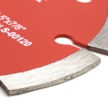 Load image into Gallery viewer, DNA Logo Diamond Blade 5/8"-7/8" Arbor 0.077" Thick Metallic Red
