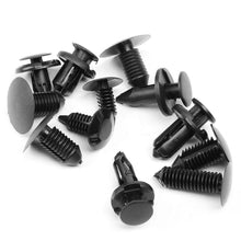 Load image into Gallery viewer, 240pc Plastic Clips Kit w/ Removal Tool - 12 Sizes Black