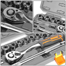 Load image into Gallery viewer, 17-Piece Chrome Vanadium Steel Tool Set Box with Case - ABS