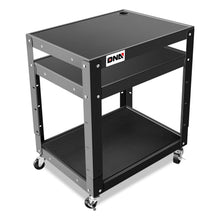 Load image into Gallery viewer, Steel AV Cart 25x18x42 Inch Mobile Audio Video Stand