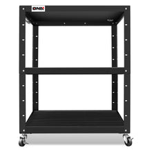 Load image into Gallery viewer, Steel AV Cart 35x25x42 Inch Mobile Storage