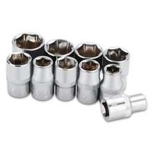 Load image into Gallery viewer, 1/2 Inch Drive Socket Set 10 Piece Automotive Tool Kit