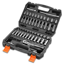 Load image into Gallery viewer, 1/4 Drive 71-Piece Socket Set