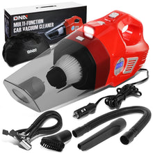 Load image into Gallery viewer, 12V 70W Portable Automotive Vacuum Cleaner - Red