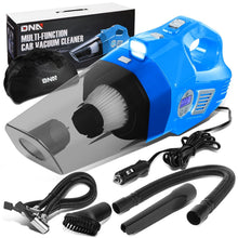 Load image into Gallery viewer, 12V 70W Portable Vacuum Cleaner - Blue