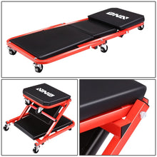 Load image into Gallery viewer, 36" 2-in-1 Car Creeper and Seat - Red