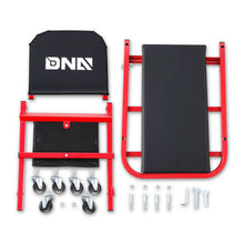 Load image into Gallery viewer, 40" 2-in-1 Car Creeper and Seat - Red
