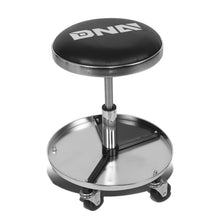 Load image into Gallery viewer, Mechanic Roller Seat with Tool Tray - 250lb Capacity Black Chrome