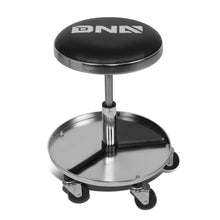 Load image into Gallery viewer, Mechanic Roller Seat with Tool Tray - 250lb Capacity Black Chrome