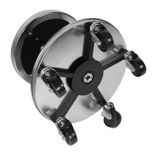 Load image into Gallery viewer, Mechanic Roller Seat with Tool Tray - 250lb Capacity Black Chrome