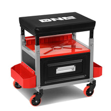 Load image into Gallery viewer, Mechanic Roller Seat - 17.5" H x 23.6" W - Height Adjustable 350lbs