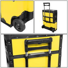 Load image into Gallery viewer, 19.5" x 28.5" x 12" Yellow Trolley Tool Box