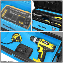 Load image into Gallery viewer, 19.5" x 28.5" x 12" Blue Rolling Trolley Tool Box