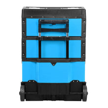Load image into Gallery viewer, 19.5" x 28.5" x 12" Blue Rolling Trolley Tool Box