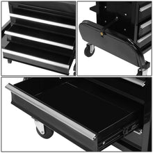 Load image into Gallery viewer, 3 Drawer Rolling Mechanics Seat - Black