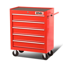 Load image into Gallery viewer, 5 Drawer Plastic Roller Cabinet Tool Storage