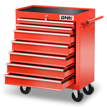 Load image into Gallery viewer, 7 Drawer Plastic Roller Cabinet - Top Rolling Tool Storage