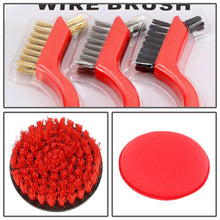Load image into Gallery viewer, 19-Piece Car Detailing Brush Set - Red