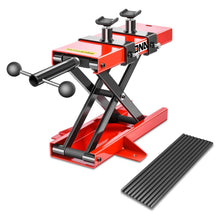 Load image into Gallery viewer, 1100LBS Mini Motorcycle Lift 2 in 1 with Rubber Mat