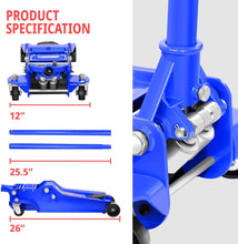 Load image into Gallery viewer, 4 Ton Car Jack - Blue