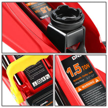 Load image into Gallery viewer, 1.5 Ton Hydraulic Floor Jack - 3000 LBS Capacity 5.3"-12" Red