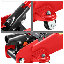 Load image into Gallery viewer, 1.5 Ton Hydraulic Floor Jack - 3000 LBS Capacity 5.3"-12" Red