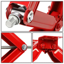 Load image into Gallery viewer, RV Scissor Jack Kit 2PCS 24" 5000LBS Stabilizing Leveling Red Polyurethane