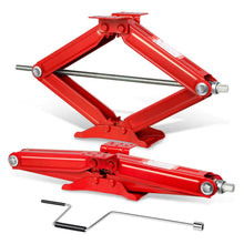 Load image into Gallery viewer, RV Scissor Jack Kit 2PCS 24" 5000LBS Stabilizing Leveling Red Polyurethane