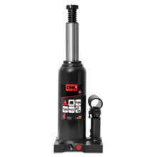 Load image into Gallery viewer, 4 Ton Automotive Welded Bottle Jack - Black