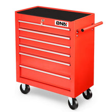 Load image into Gallery viewer, 6-Drawer Tool Trolley with 79-Piece Hand Tool Set