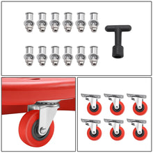 Load image into Gallery viewer, 38" Red Plastic Automotive Creeper