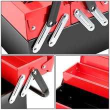 Load image into Gallery viewer, 18" 2-Level Fold Tool Box with 3 Organizer Drawers