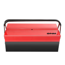 Load image into Gallery viewer, 18" 2-Level Fold Tool Box with 3 Organizer Drawers