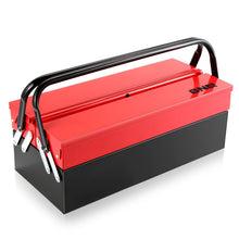 Load image into Gallery viewer, 18" 2-Level Fold Tool Box with 3 Organizer Drawers