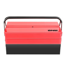 Load image into Gallery viewer, 18" 3-Level Folding Tool Box with 5 Organizer Drawers