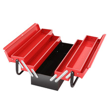Load image into Gallery viewer, 21 Inch 3 Level Folding Tool Box with 5 Organizer Drawers