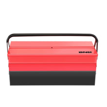 Load image into Gallery viewer, 21 Inch 3 Level Folding Tool Box with 5 Organizer Drawers
